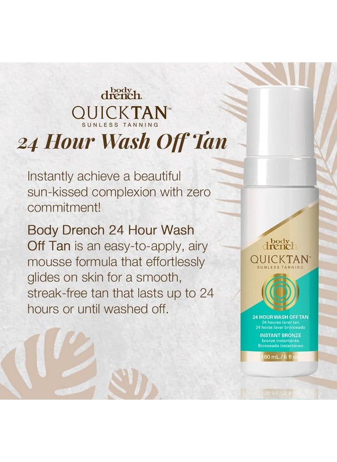 Quick Tan Sunless Tanning - 24-Hour Wash Off Tan, 6 Fl Oz