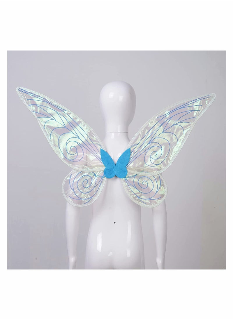 Kids Girls Sparkling Sheer Wings, Fairy Wings Dress Up Wings