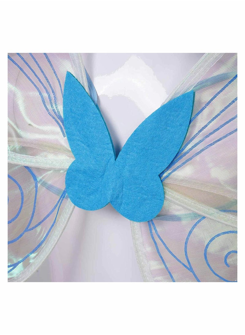 Kids Girls Sparkling Sheer Wings, Fairy Wings Dress Up Wings