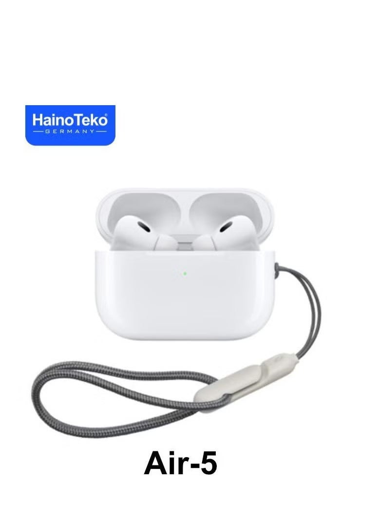 Haino teko air 5 Germany Wireless In-Ear Bluetooth For iPhones And Androids White, Haino Teko Air 5 Wireless Earphone