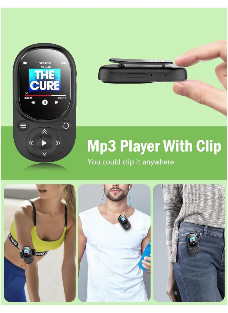 64GB MP3 Music Player with Bluetooth 5.2, HiFi Music MP3 Player with 1.5