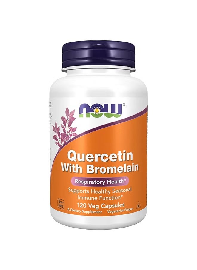 Quercetin With Bromelain 120 Vcaps