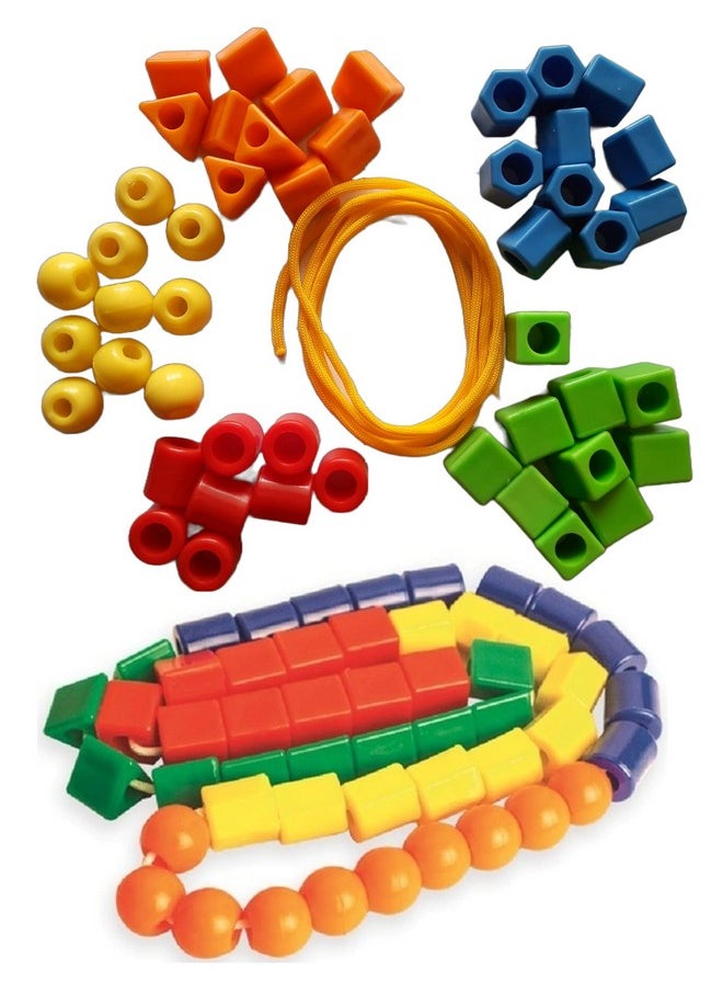 Counting Beads, Counting Toys For Kids, Age 3+ (Multicolour) (50 Beads)