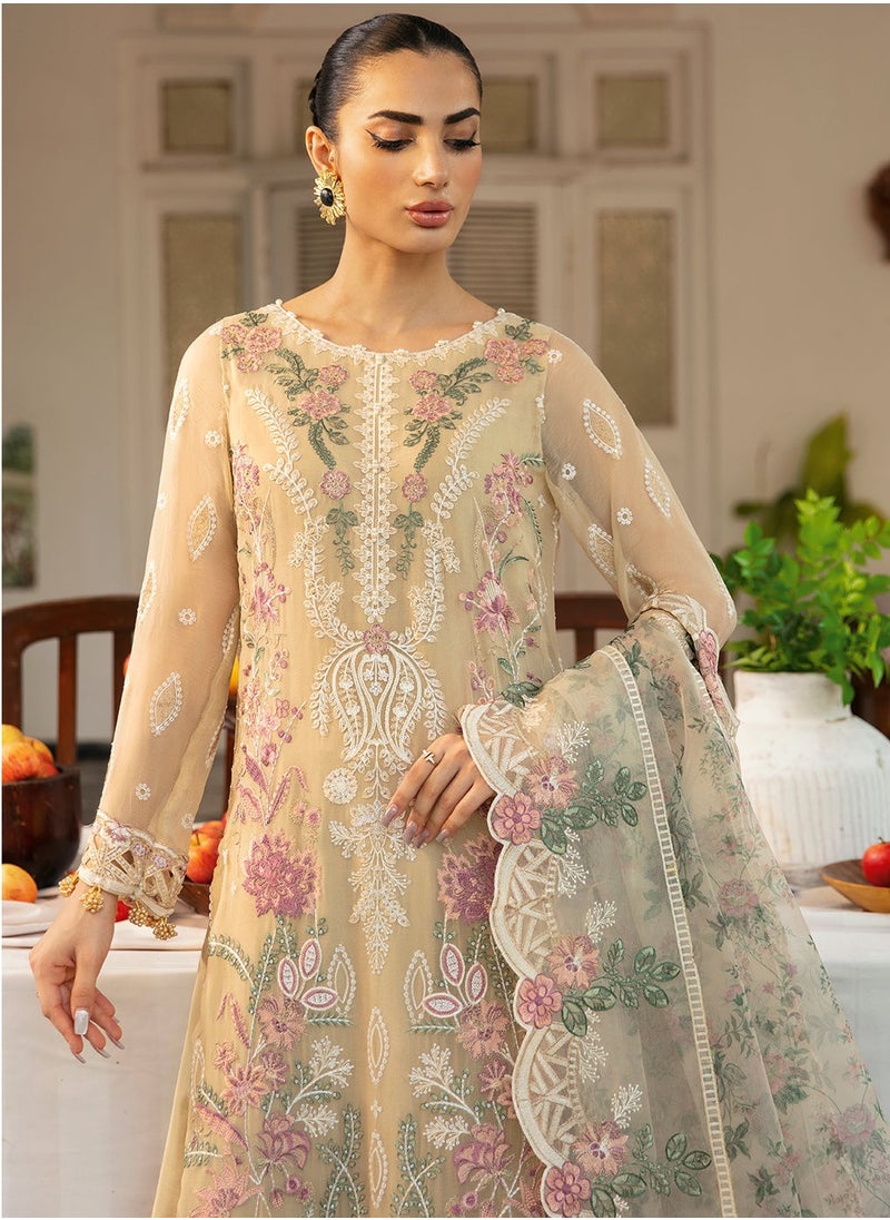 Dastak Chiffon Stitched Dress