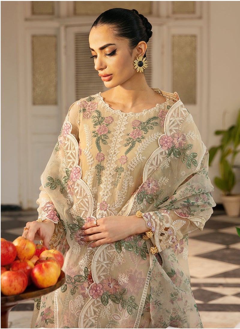 Dastak Chiffon Stitched Dress