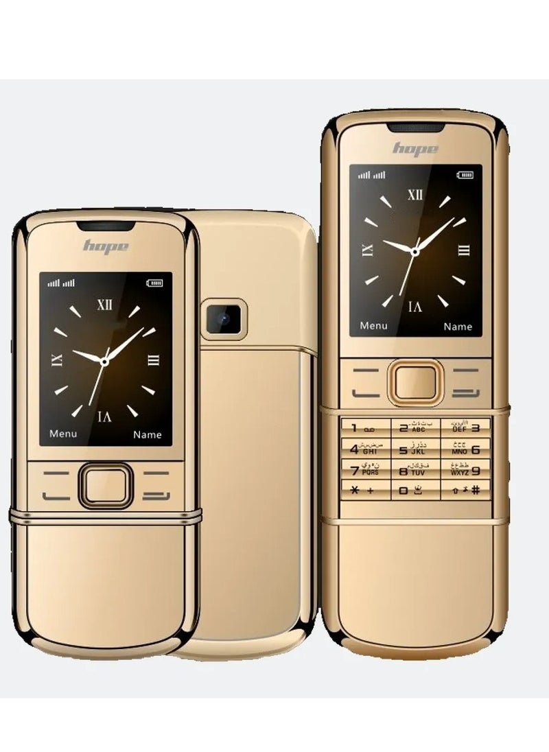 Gold Luxury Slider Classic Mobile Phone