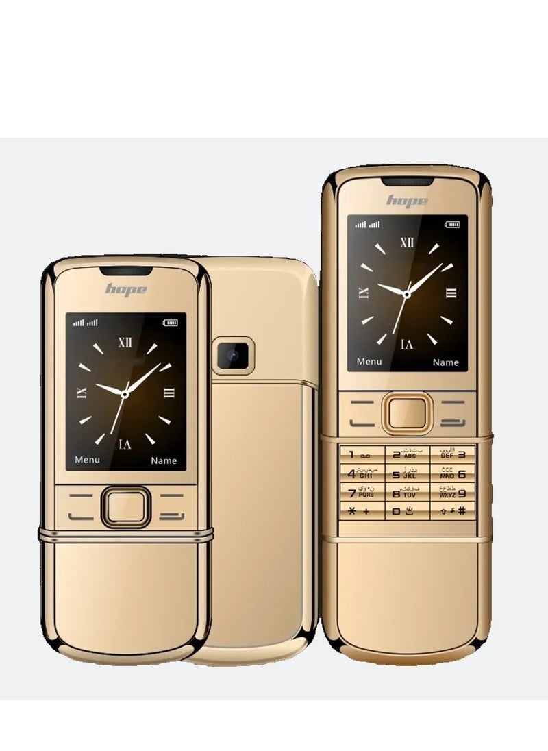 Gold Luxury Slider Classic Mobile Phone