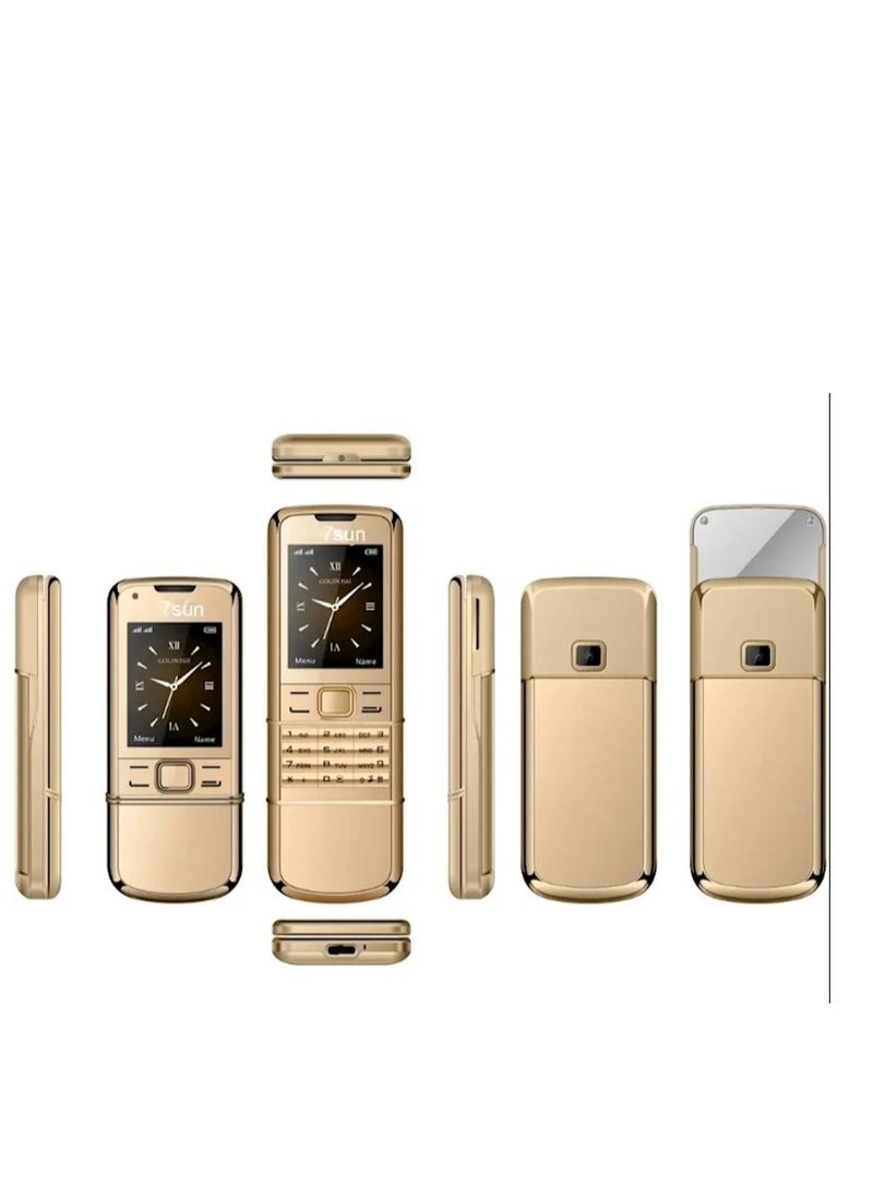 Gold Luxury Slider Classic Mobile Phone