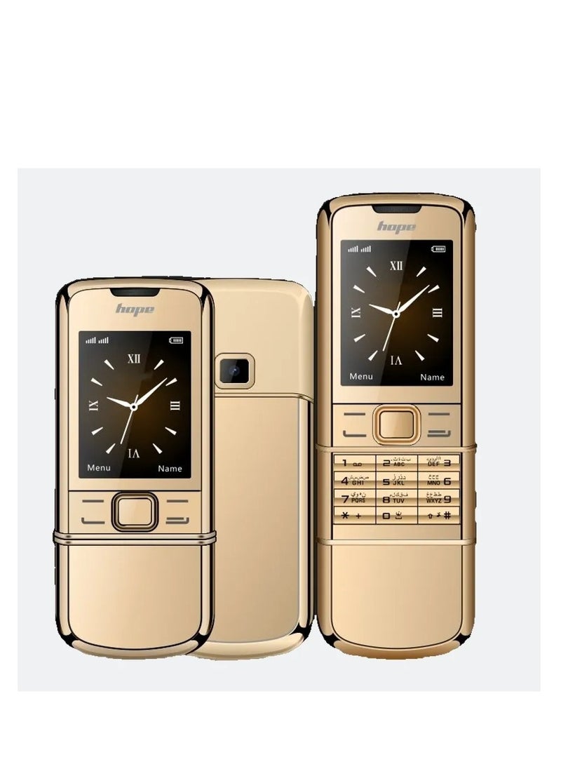 Gold Luxury Slider Classic Mobile Phone