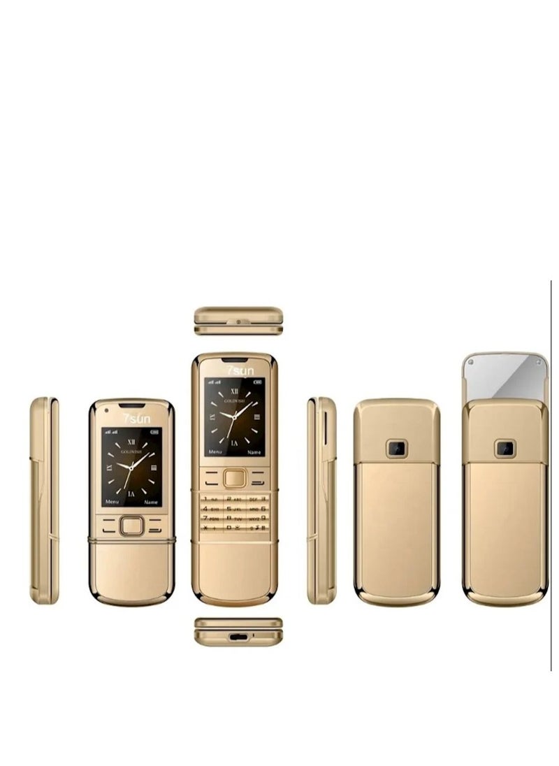 Gold Luxury Slider Classic Mobile Phone