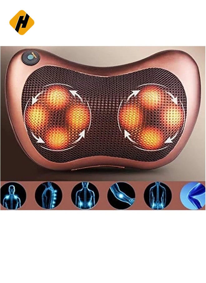 Neck Massage Pillow And Shoulders Legs Back Massager Relaxation By 8 Head With Magnet Vibrator Electric Heating Kneading Therapy