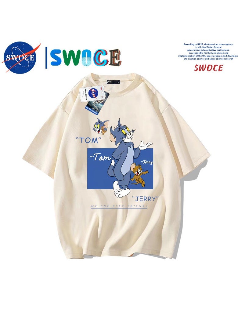 New Fashion Cartoon Anime SWOCE Cotton T-shirt