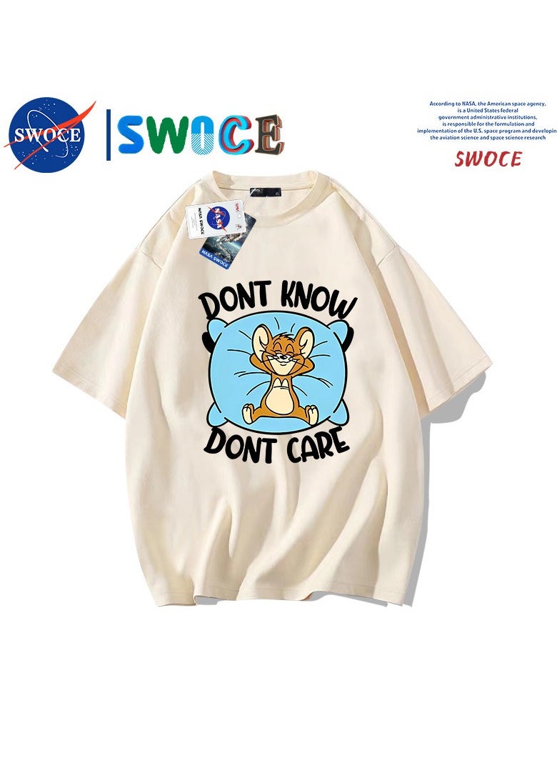 New Fashion Cartoon Anime SWOCE Cotton T-shirt