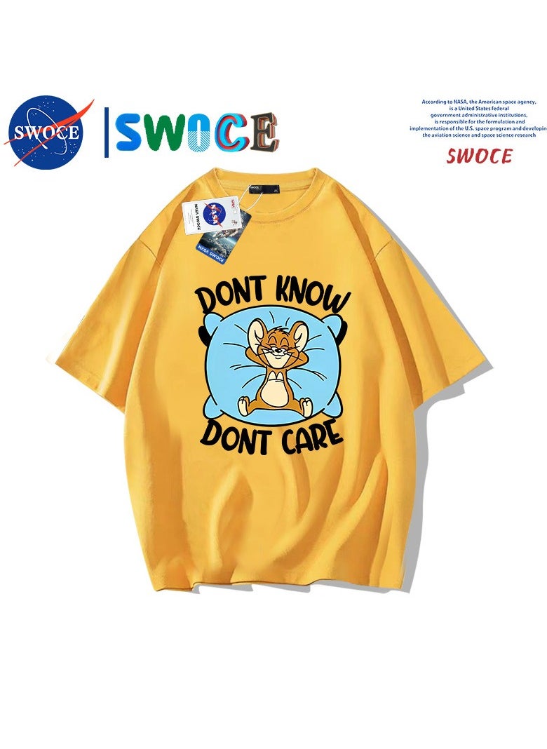 New Fashion Cartoon Anime SWOCE Cotton T-shirt