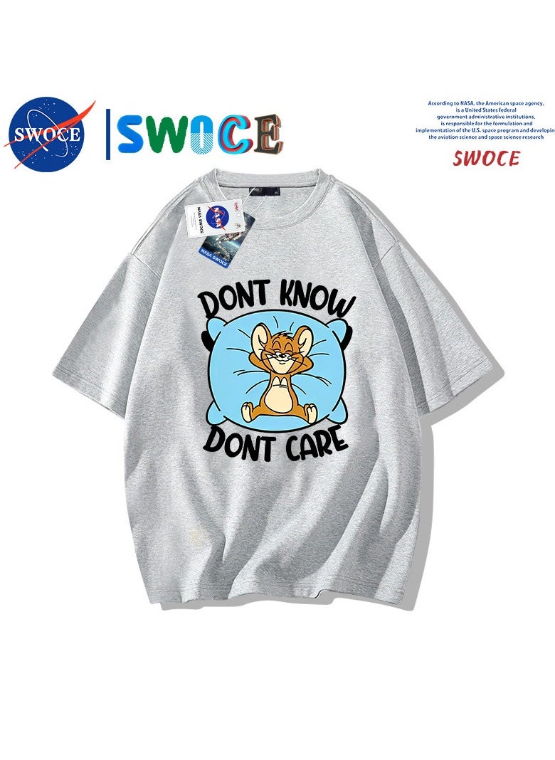 New Fashion Cartoon Anime SWOCE Cotton T-shirt