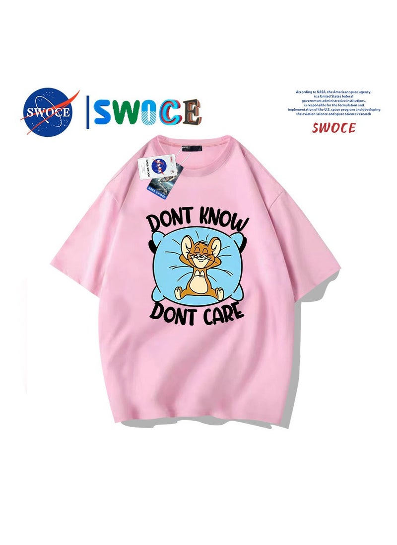 New Fashion Cartoon Anime SWOCE Cotton T-shirt