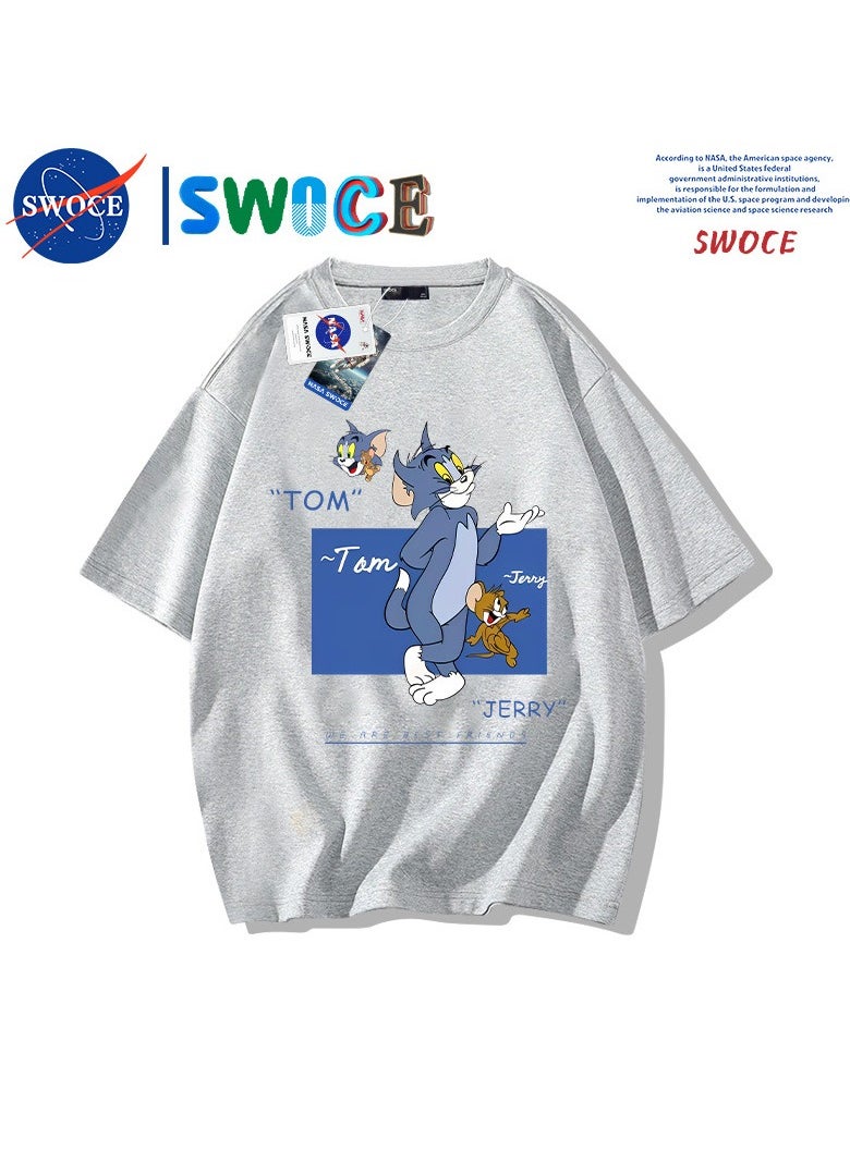 New Fashion Cartoon Anime SWOCE Cotton T-shirt