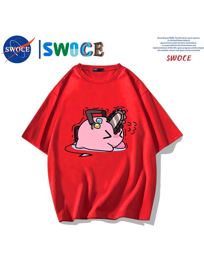 New Fashion Cartoon Anime SWOCE Cotton T-shirt