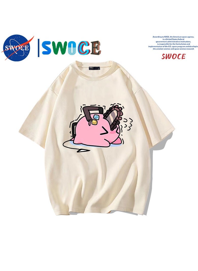 New Fashion Cartoon Anime SWOCE Cotton T-shirt