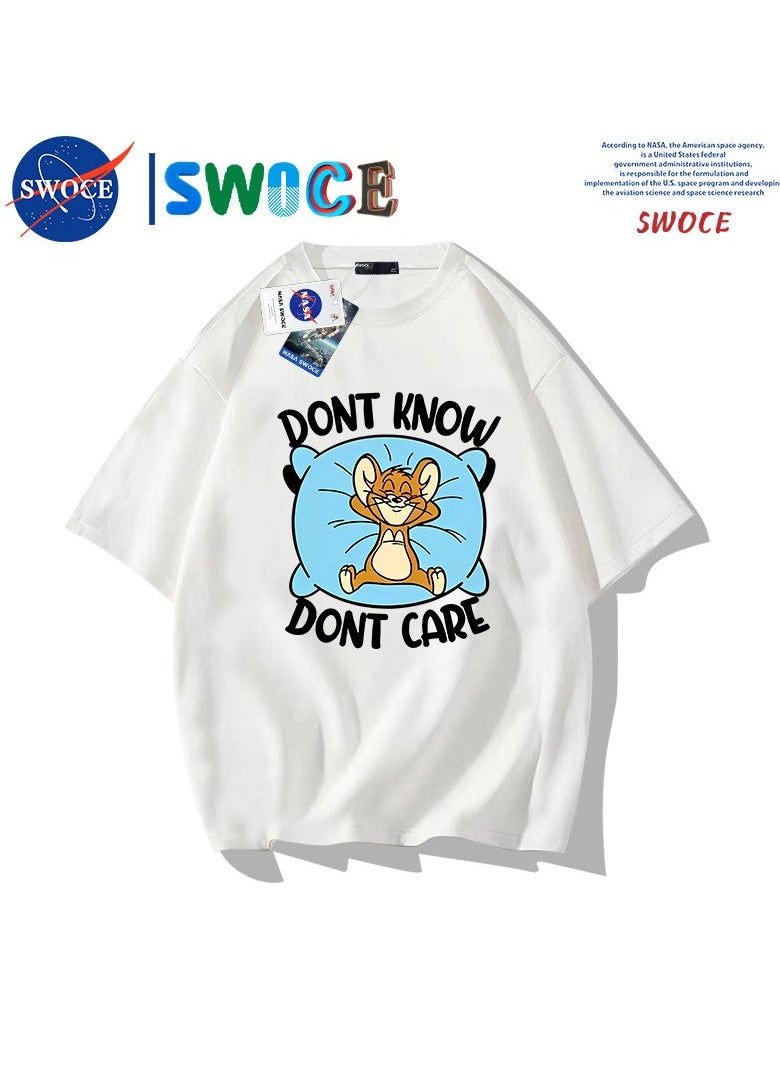 New Fashion Cartoon Anime SWOCE Cotton T-shirt