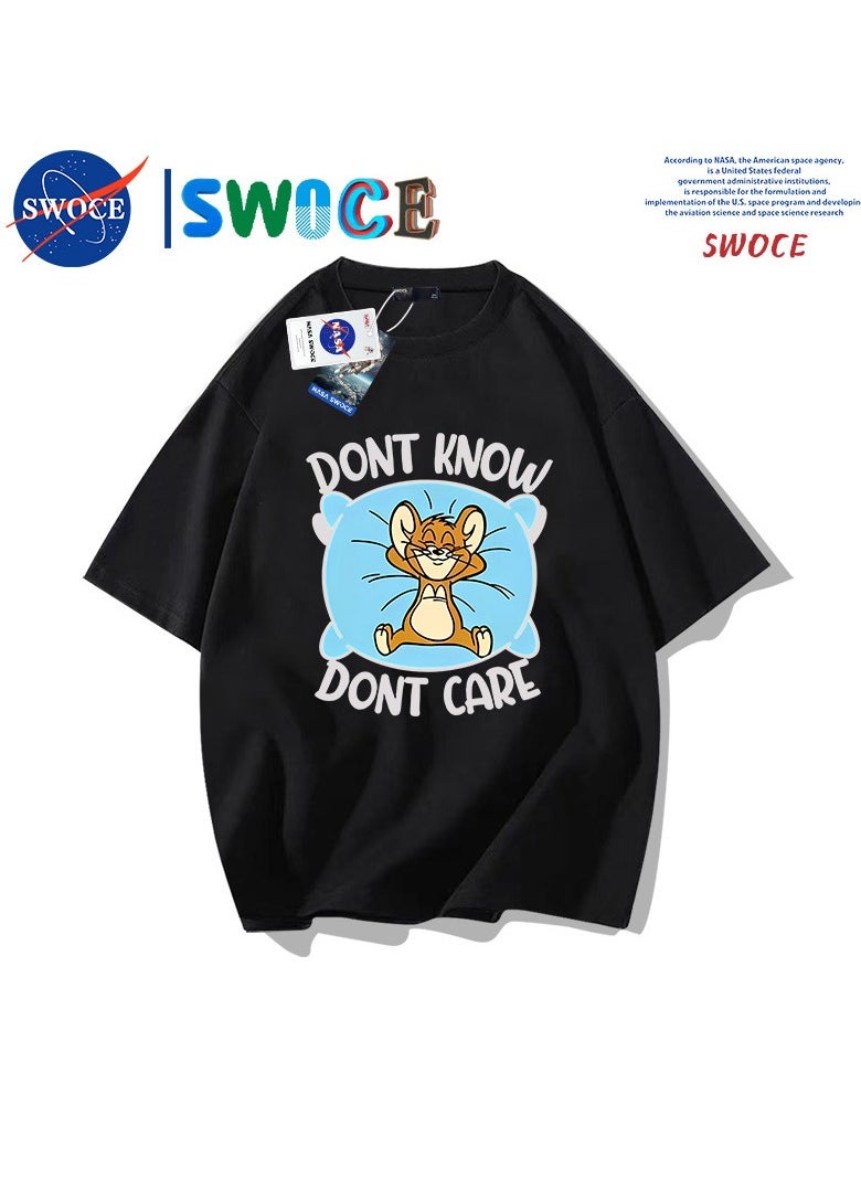 New Fashion Cartoon Anime SWOCE Cotton T-shirt