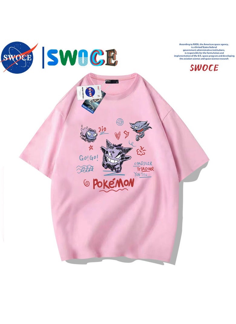 New Fashion Cartoon Anime SWOCE Cotton T-shirt