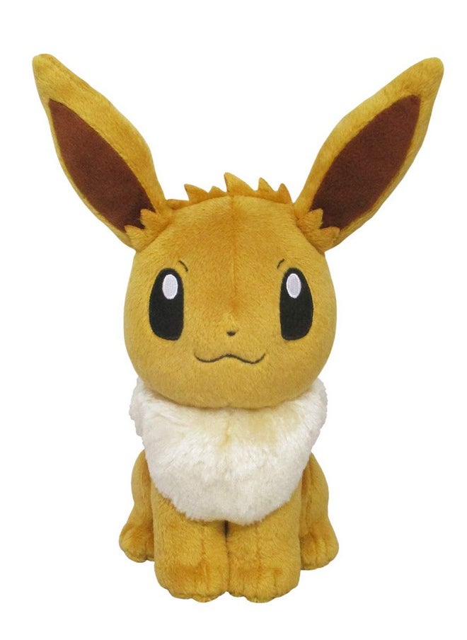 Pokemon All Star Series Eevee Stuffed Plush, 8