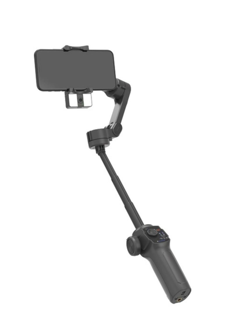 AI Tracker Gimbal P9 with 6 Hours Working Time, iOS/Android APP, Video Effects, 80 Minuets Working Time - Black