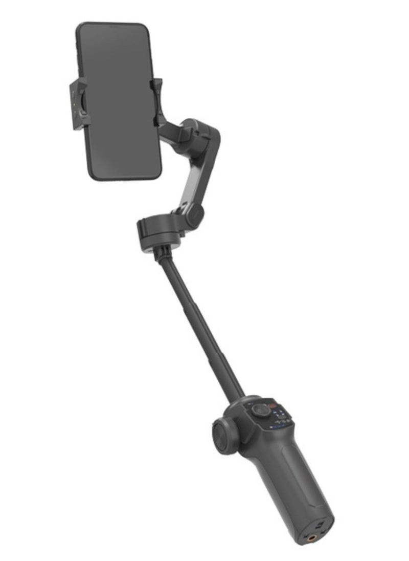 AI Tracker Gimbal P9 with 6 Hours Working Time, iOS/Android APP, Video Effects, 80 Minuets Working Time - Black