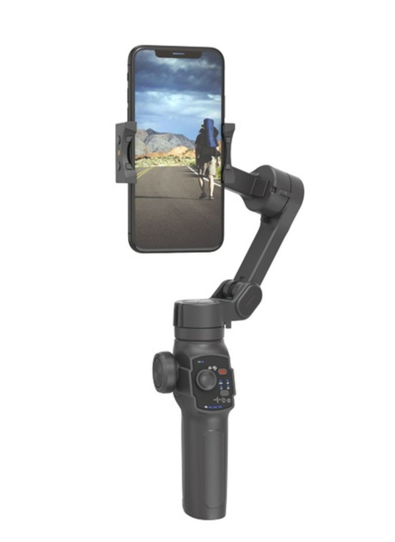 AI Tracker Gimbal P9 with 6 Hours Working Time, iOS/Android APP, Video Effects, 80 Minuets Working Time - Black