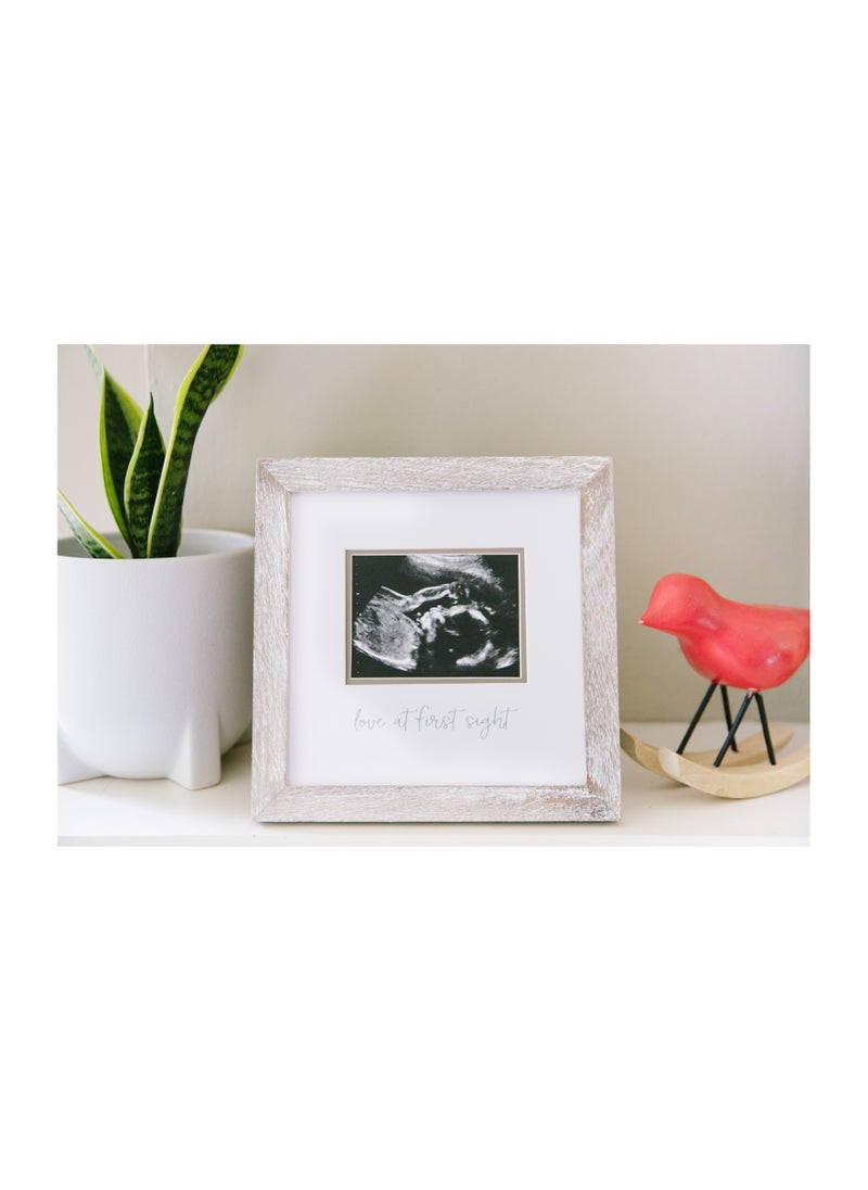 Rustic Sonogram Frame