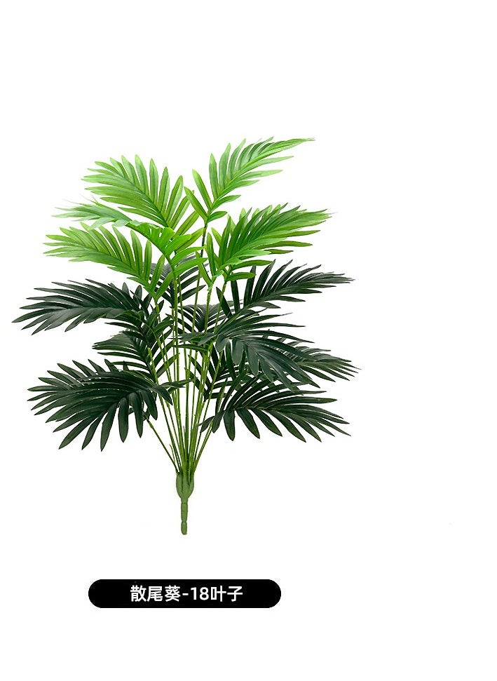 Tropical simulation green plant 18 loose tail sunflower artificial palm tree home decoration simulation plant