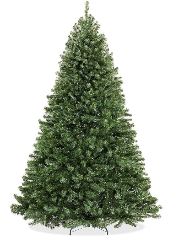 Christmas Tree 8 Feet Artificial Pine Needles Christmas Trees 240Cm With 1500 Full Branches Tips For Home And Office Easy Assembly Metal Stand 8 Feet 240Cm