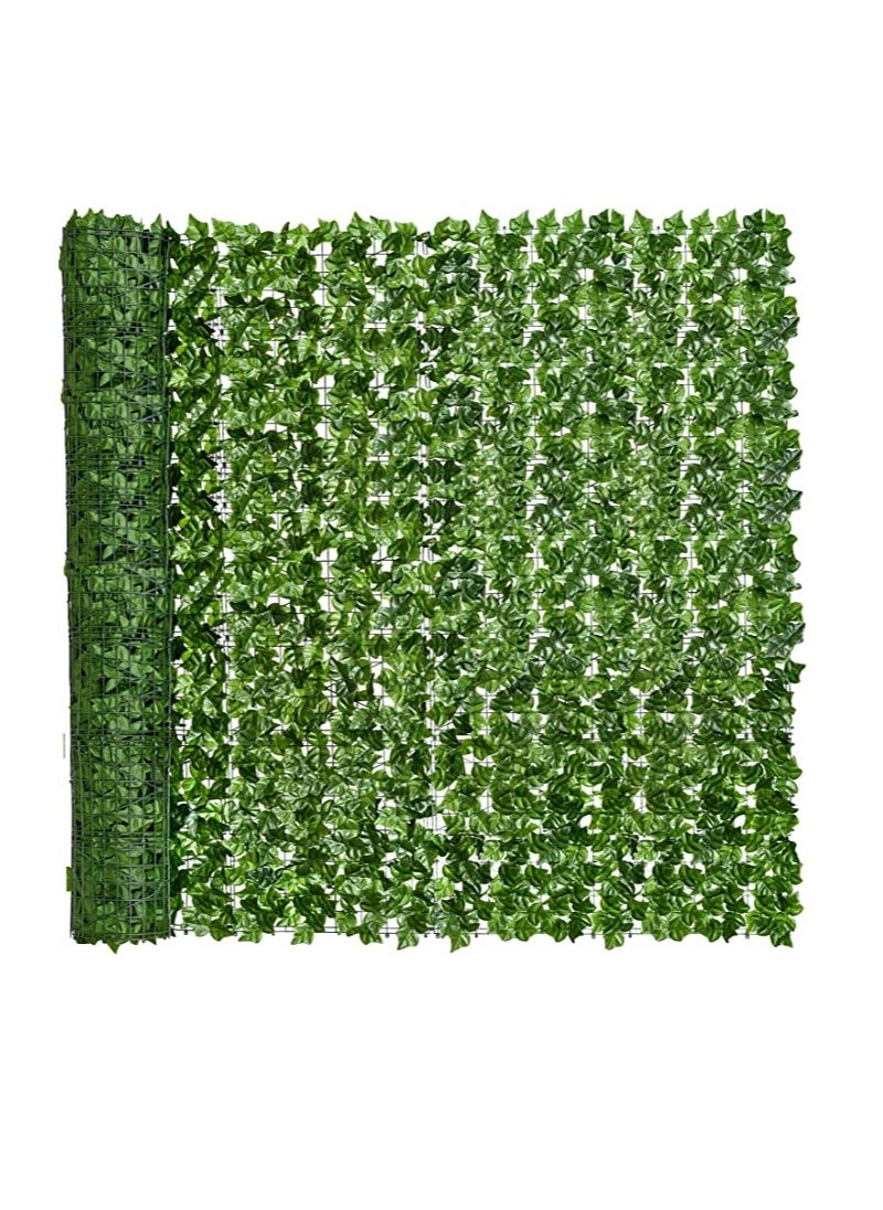 𝐅𝐅𝐃 Artificial Ivy Privacy Fence - Faux Ivy Leaf Decoration for Outdoor u0026 Garden Decor | High-Density Hedges for Privacy u0026 Sun Protection