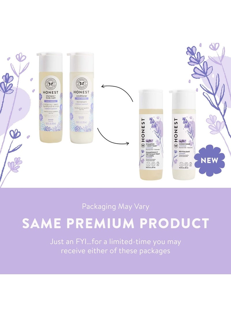 Silicone Free Conditioner And 2In1 Cleansing Shampoo Body Wash Duo Gentle For Baby Naturally Derived Lavender Calm 20 Fl Oz