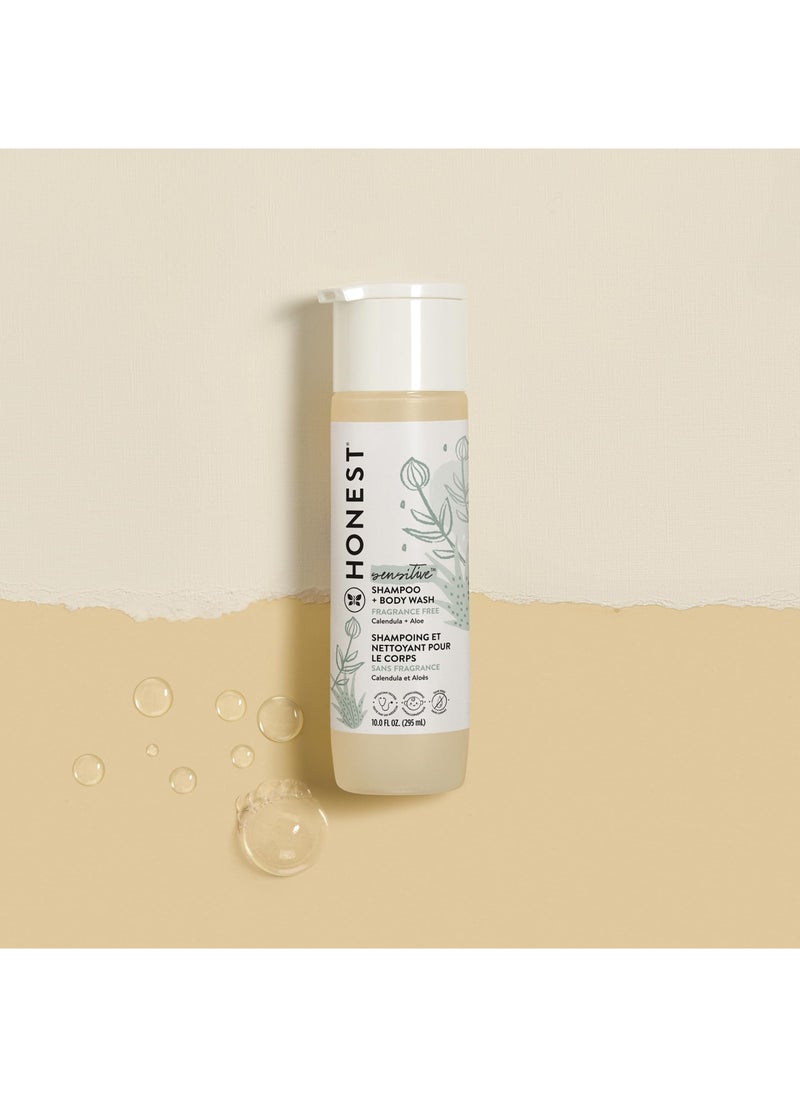 The Company Purely Simple Shampoo And Body Wash Fragrance Free 10 Fluid Ounce