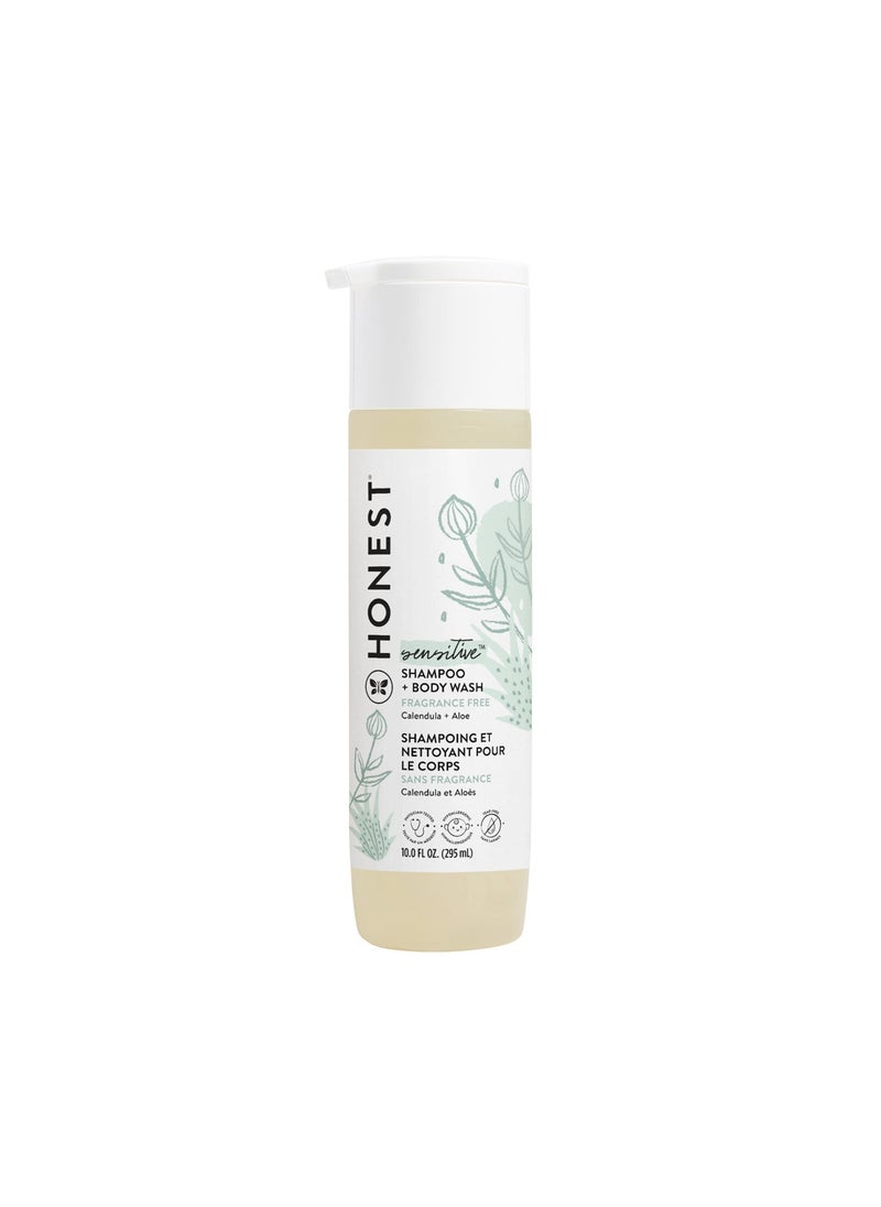 The Company Purely Simple Shampoo And Body Wash Fragrance Free 10 Fluid Ounce
