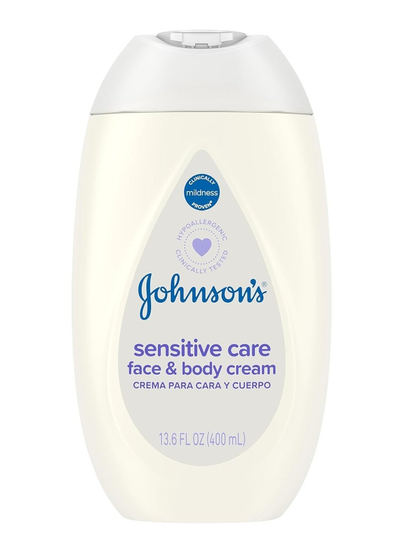 Sensitive Care Face And Body Cream For Babies To Calm Nourish And Comfort Dry Sensitive Skin Lightly Scented