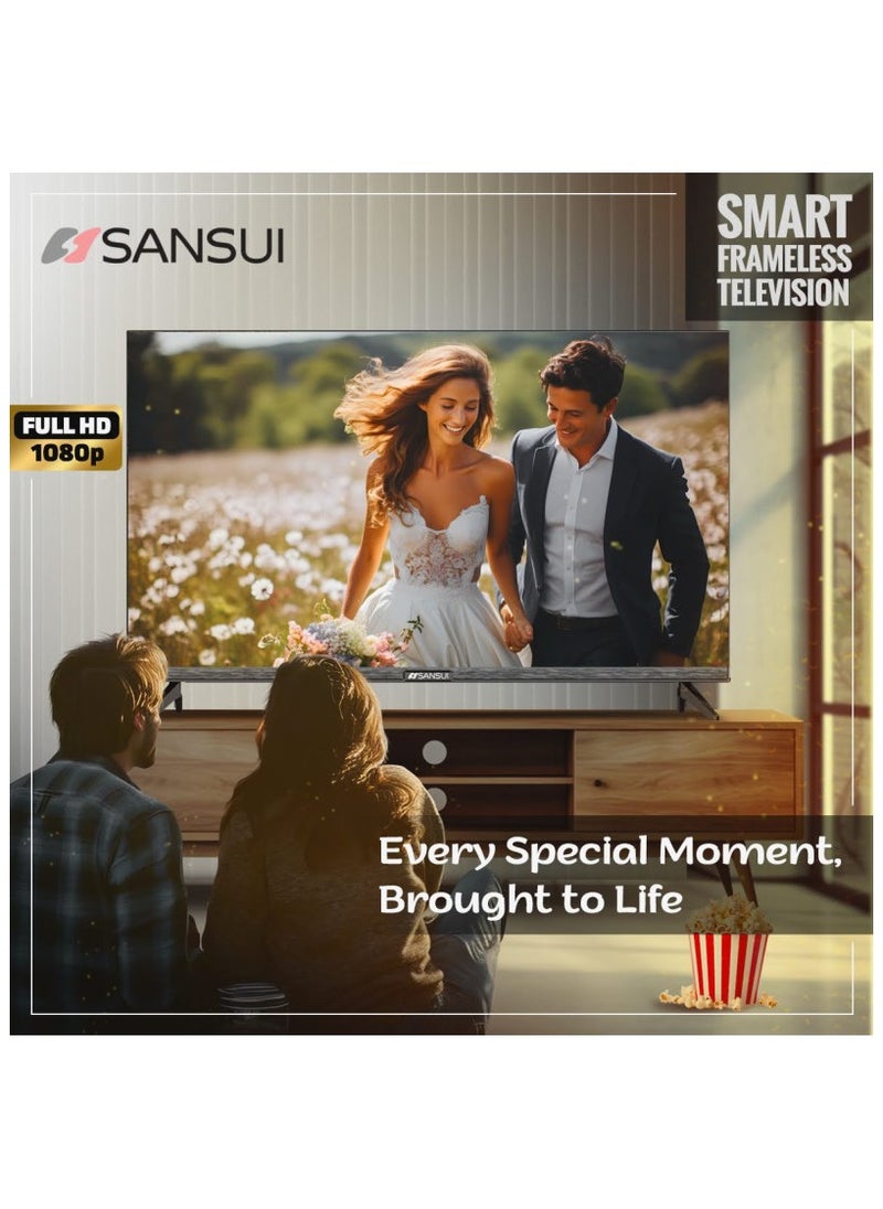 SANSUI 43 inch Full HD Edgeless Smart TV