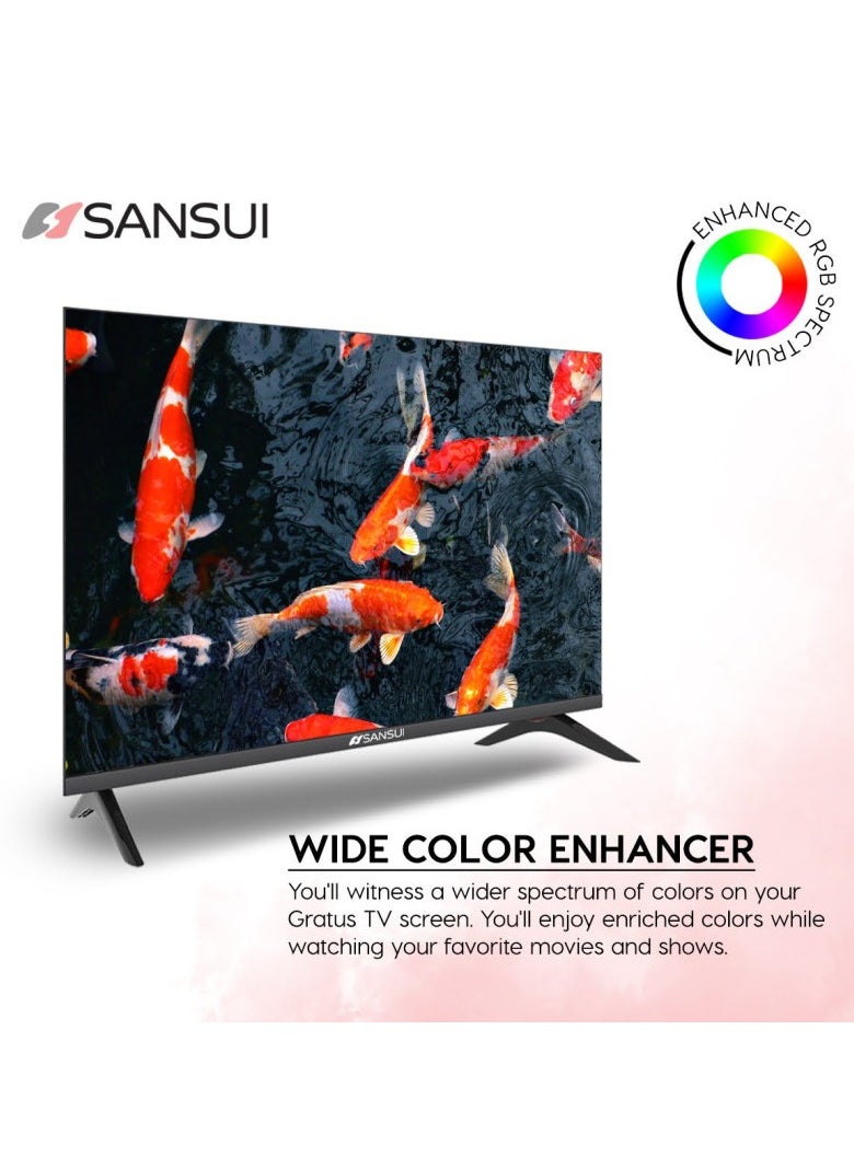 SANSUI 43 inch Full HD Edgeless Smart TV