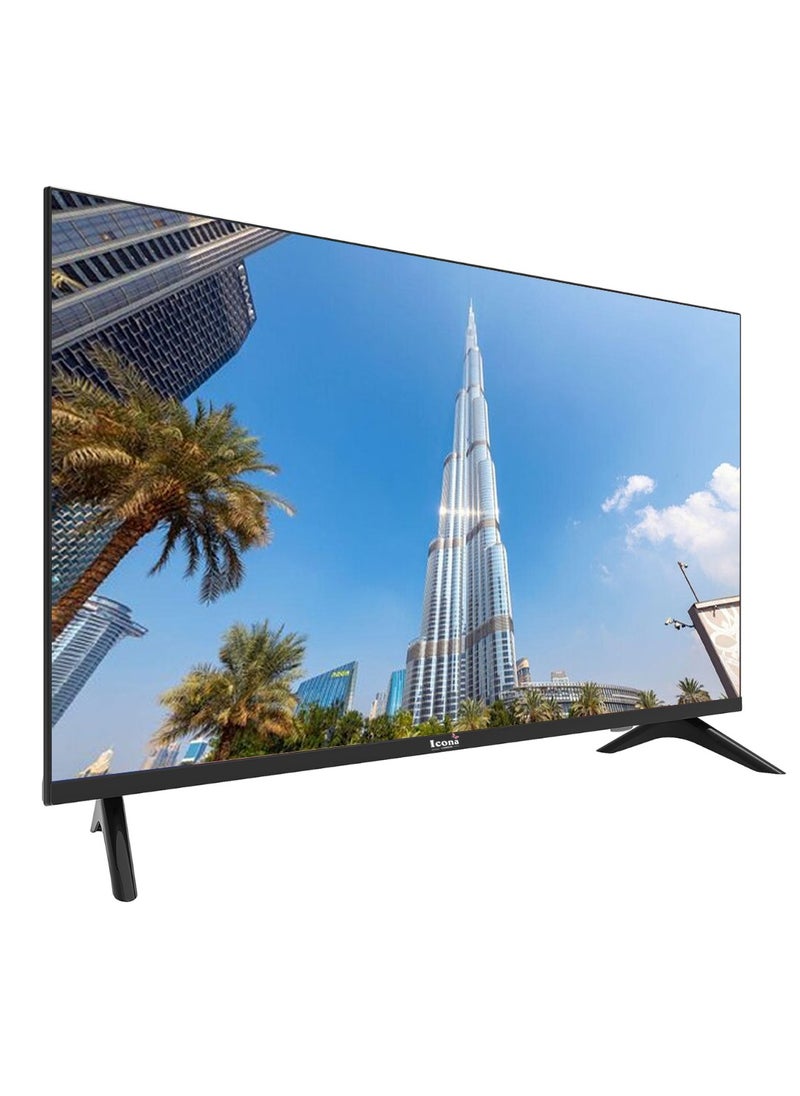 Icona 32-Inch HD LED Smart TV – Android 13.0, WiFi, Miracast, HDMI, Netflix, YouTube, Prime Video, USB Ports, Perfect for Home Entertainment