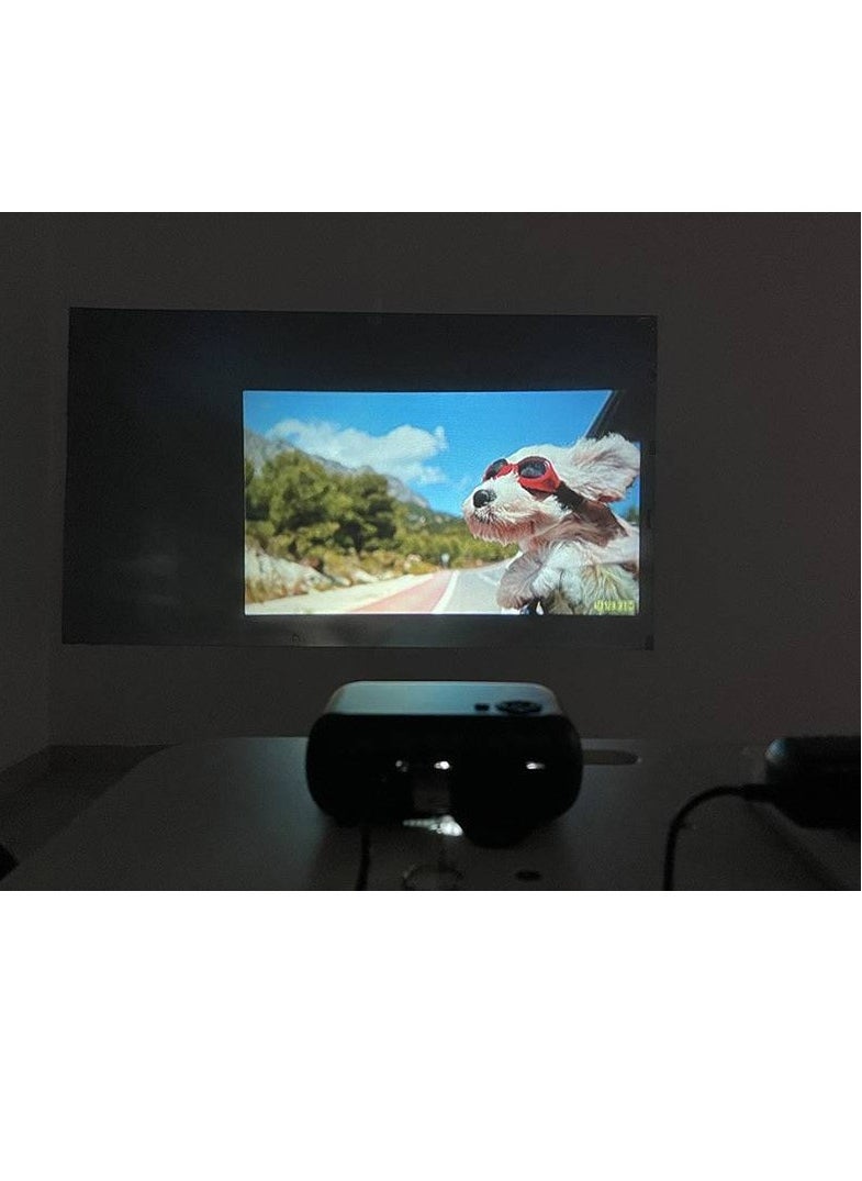 Mini A10 Portable Projector for Mobile Phone Screen Sharing Home and Outdoor Use Supports 1080p High-Definition Display