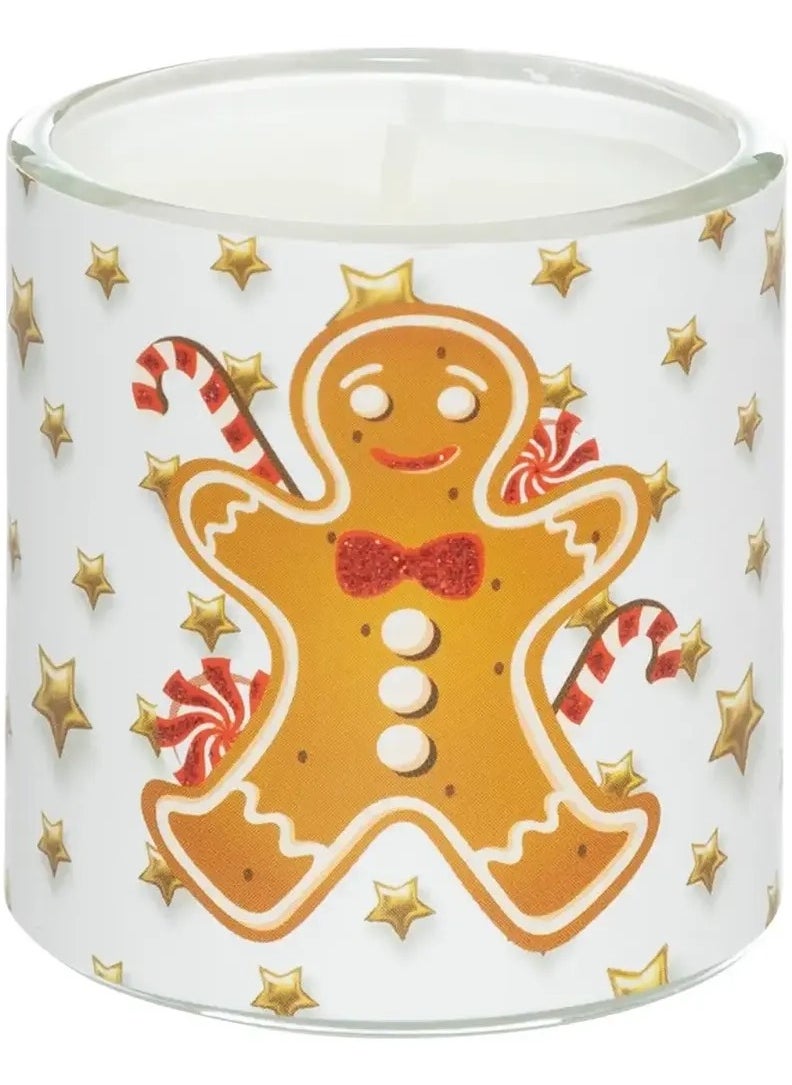 Atmosphera Gingerbread Scented Glass Candle Set (40 g, 6 Pc.)