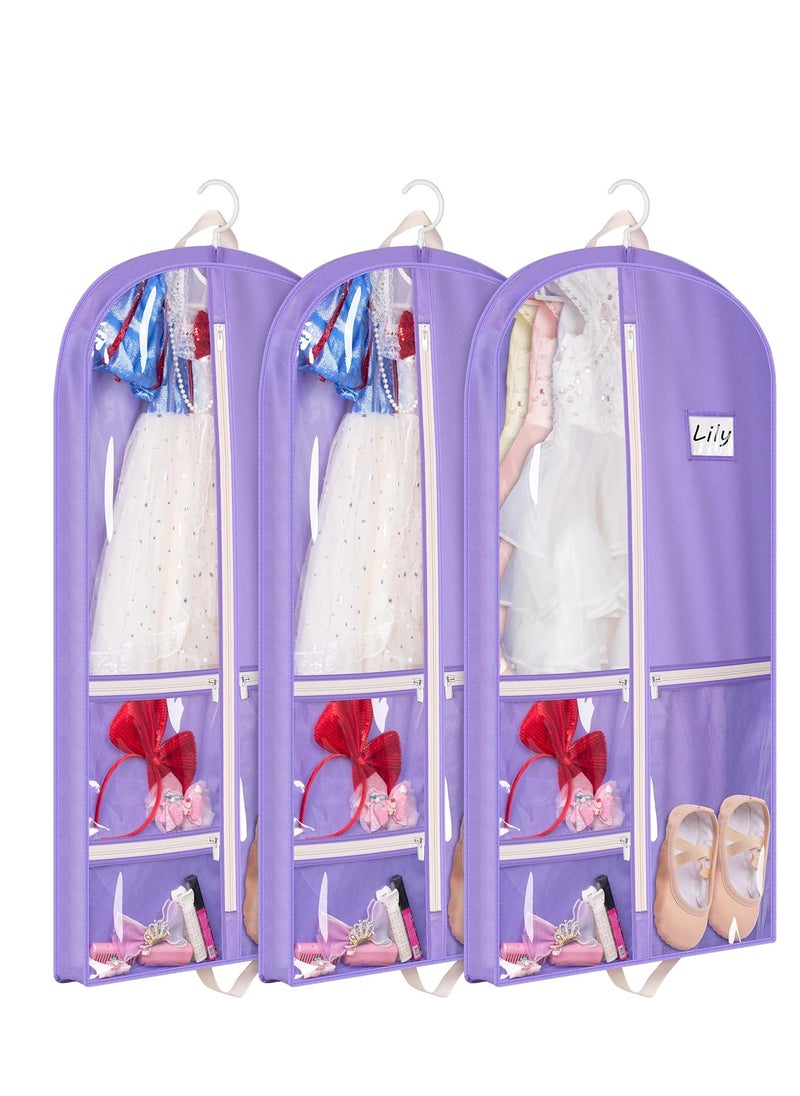 Kids Dance Garment Bags - 3 Pack 40