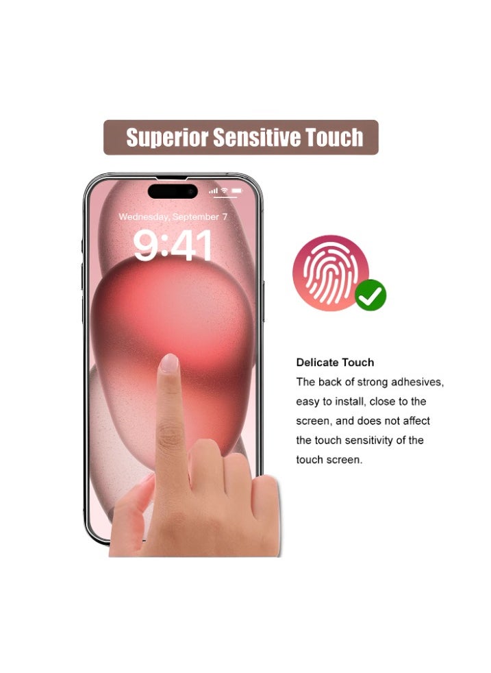 iphone 16 Plus 3 Pcs High Definition Transparent Anti scratch Screen Protector