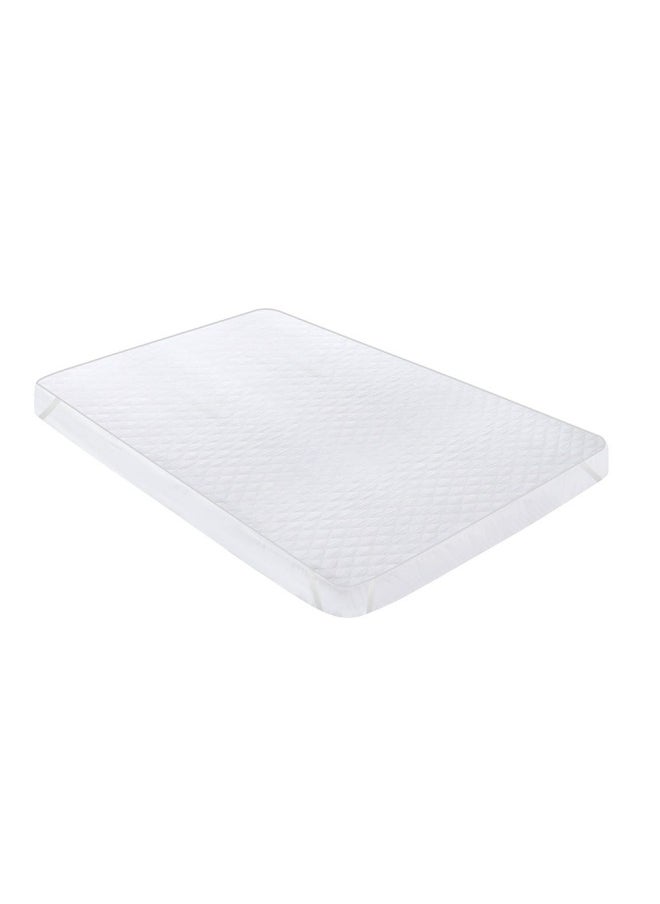 Hru Waterproof Mattress Protector, White - 120X200 Cm