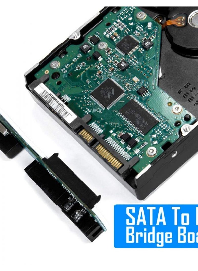 Kingwin SSD/SATA to IDE Bridge Board Adapter, Convert All SATA Devices Easily to IDE. Support 2.5 Inch, 3.5 Inch HDD, & Compatible w/ SATA I/II/III Hard Drives