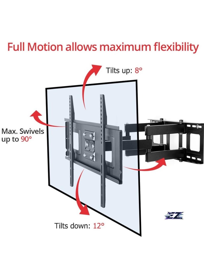 Full Motion Articulating TV Wall Mount Bracket for 32-65 Inch LED LCD HD 4K Plasma TV