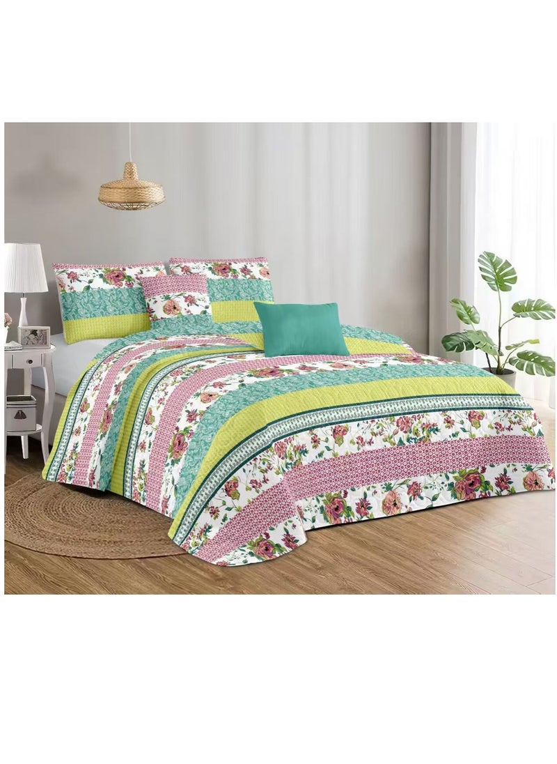 3-Piece Bedspread Set – King Size 220x240cm Bedspread with 2 Pillowcases (50x70+5cm) – Soft Bedding Set for Bedroom, Luxury Comforter