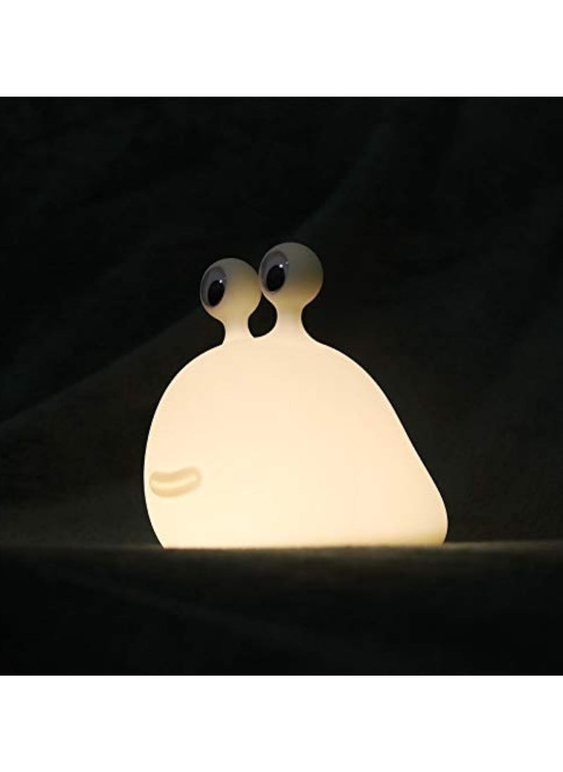 Original Authentic Slug Night Light with Touch Sensor for Bedroom, Nursery Squishy Silicone Soft Night Light for Breastfeeding, Cute Animal Bedside Lamp for Baby Kids Teens